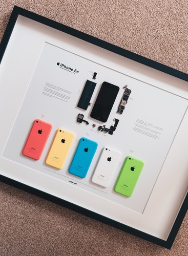 Bespokeiphone wall art - wall,