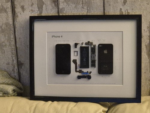 Iphone smontato con cornice - 4s,